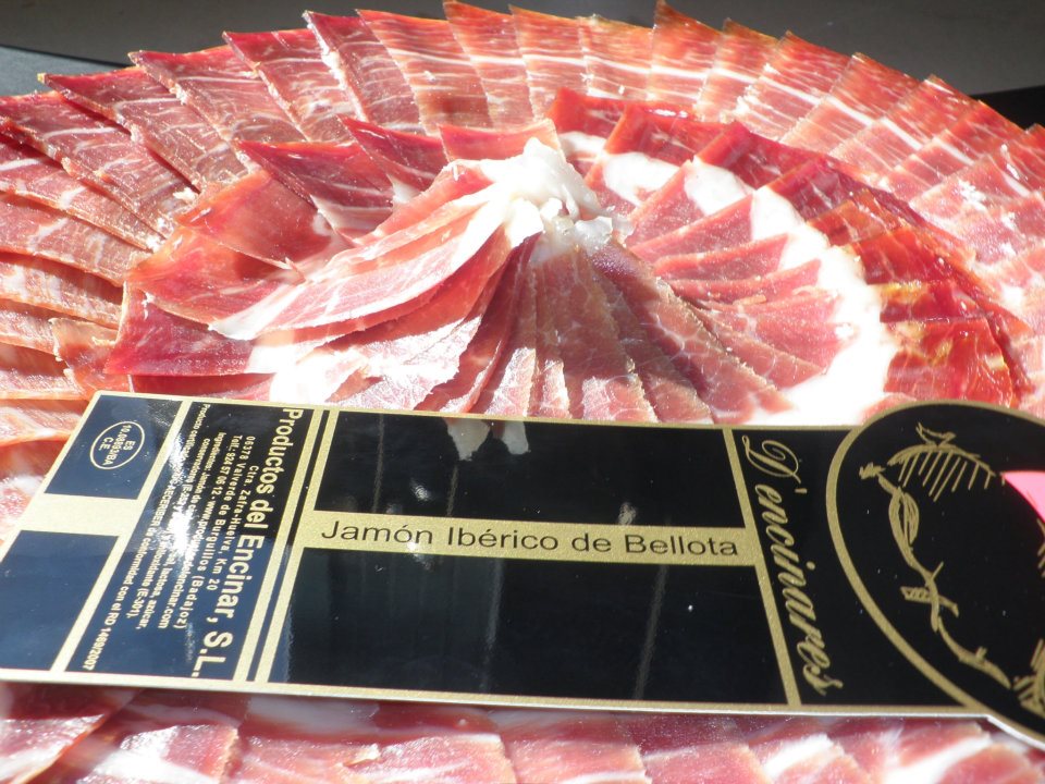 jamón ibérico loncheado